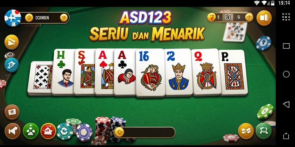 Screenshot gameplay Domino yang menarik dari ASD123.