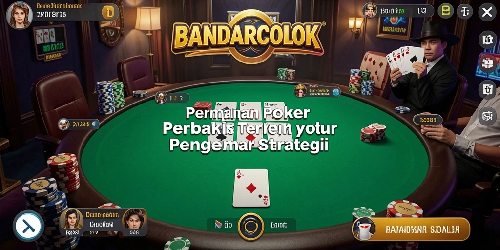Tampilan menarik dalam permainan Poker BANDARCOLOK