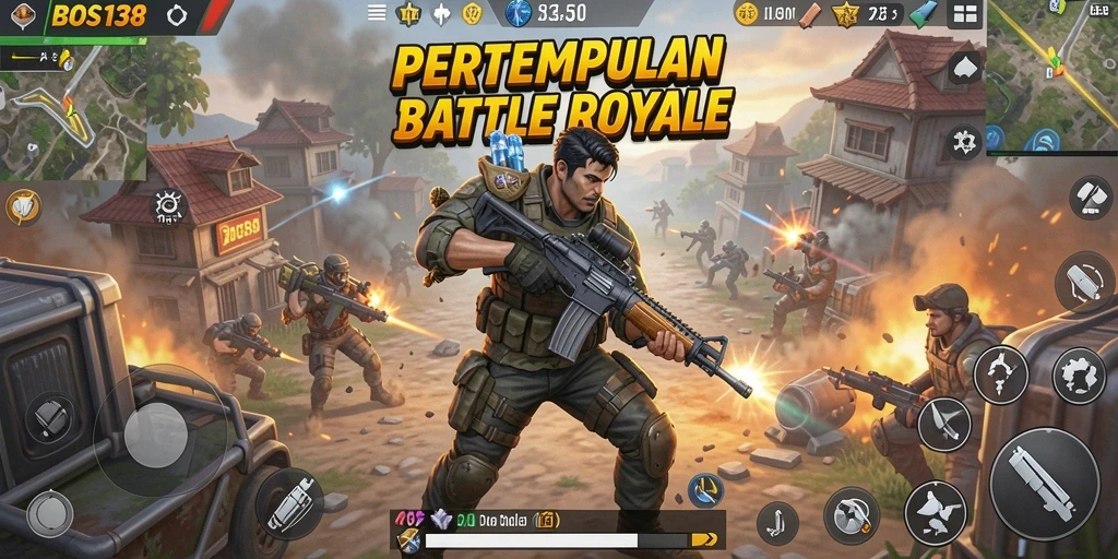 Tampilan gameplay <strong>BOS138</strong> yang menegangkan dan grafis yang memukau.