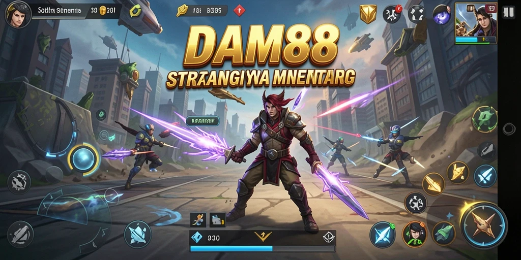 Screenshot utama DAM88 menampilkan aksi strategis gameplay mendebarkan.