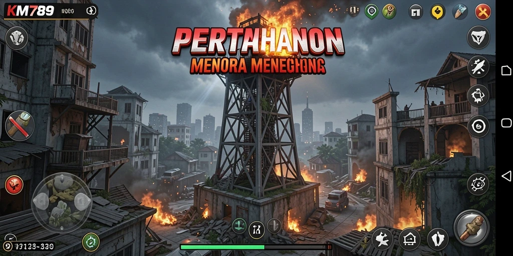Screenshot menampilkan gameplay menegangkan di KM789.