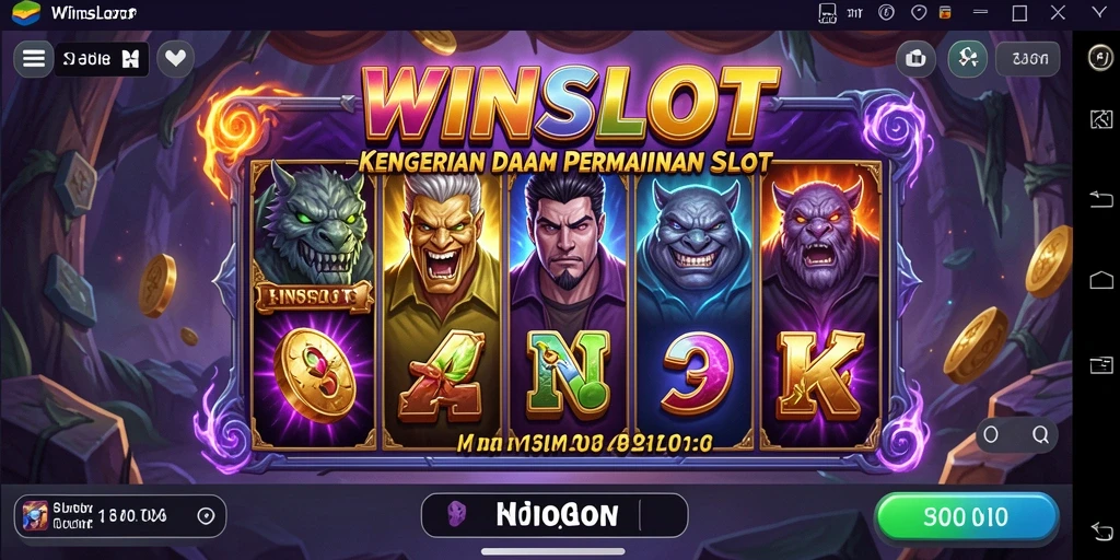 Tampilan gameplay WINSLOT yang menyeramkan dan penuh ketegangan.