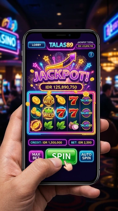Screenshot fitur pencarian talas89 yang efisien dan mudah.
